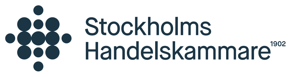 Den unika logotypen till Stockholms handelskammare. 